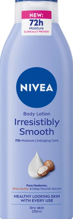 NIVEA Vartalonhoito<250ml Irresistibly Smooth Body Lotion -vartaloemulsio