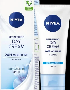 NIVEA Kasvojenhoito<50ml Refreshing Day Cream -päivävoide sk15