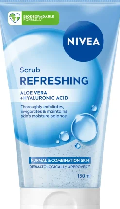 NIVEA Kasvojenhoito<150ml Refreshing Scrub -kuorintavoide