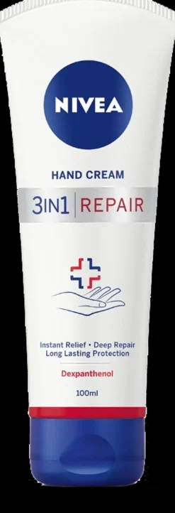 NIVEA Käsienhoito<100ml Repair Hand Cream -käsivoide