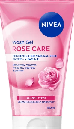 NIVEA Kasvojenhoito<150ml Rose Care Micellar Face Wash -puhdistusgeeli