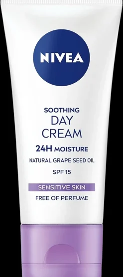 NIVEA Kasvojenhoito<50ml Soothing Sensitive Day Cream SK15 -päivävoide