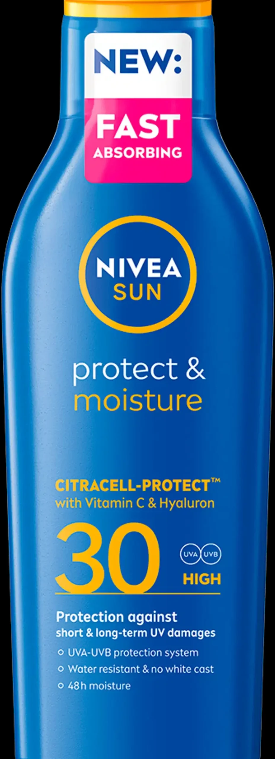 NIVEA Aurinkotuotteet<SUN 200ml Protect & Moisture Sun Lotion SK30 -aurinkosuojavoide