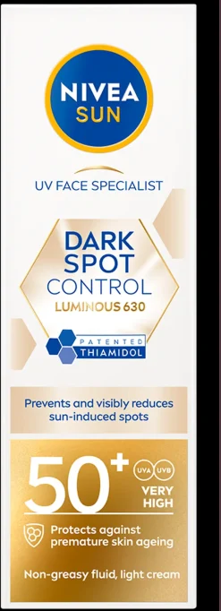 NIVEA Aurinkotuotteet<SUN 40ml UV Face LUMINOUS630® Spot Control SK50+ -aurinkovoide