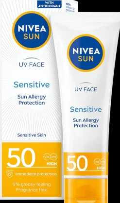 NIVEA Aurinkotuotteet<SUN 50ml UV Face Sensitive SK50 -aurinkovoide