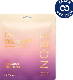 NOBE Nordic Beauty Kasvojenhoito<Oat Wonder™ Hydrating Sheet Mask kangasnaamio 1 pc