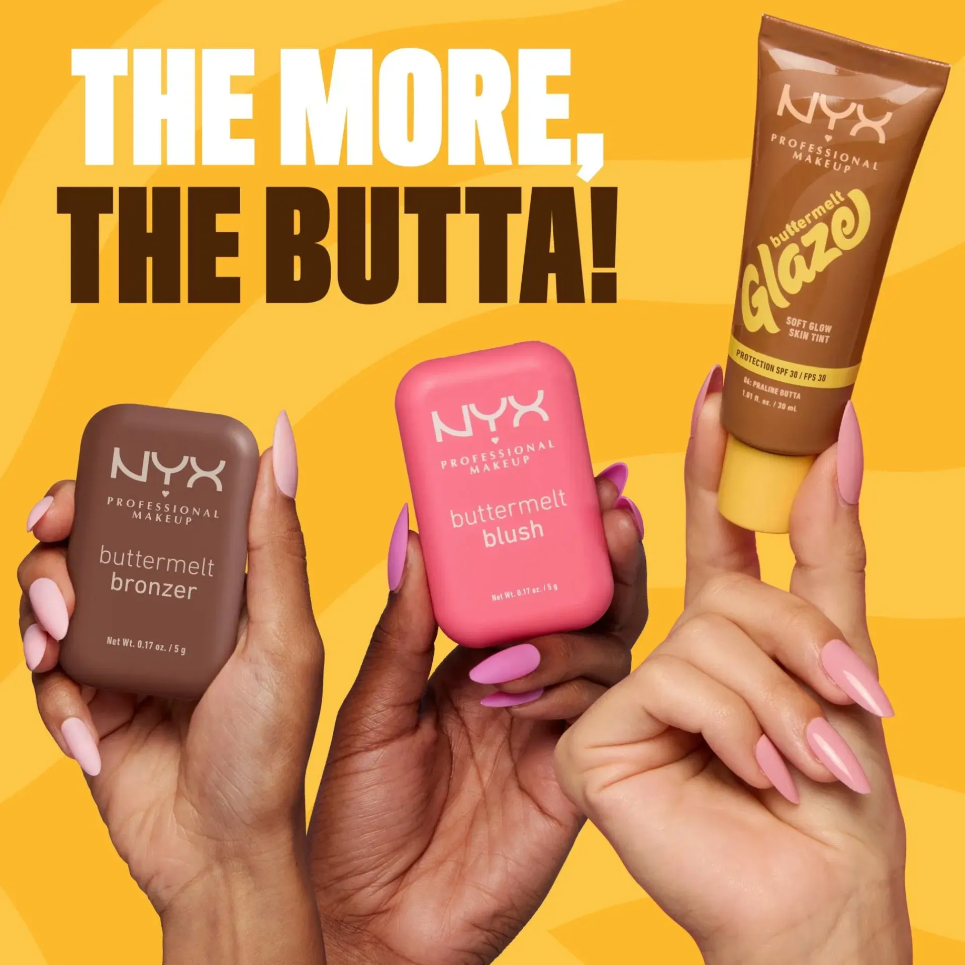 NYX Professional Makeup Kasvomeikit<Buttermelt Glaze Skin Tint SPF30 meikkivoide 30 ml