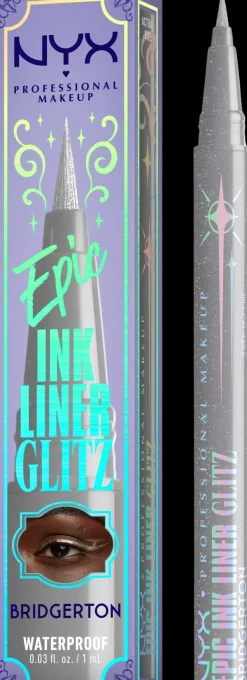 NYX Professional Makeup Silmämeikit<Bridgerton Epic Ink Liner Glitz silmänrajausväri 1 ml