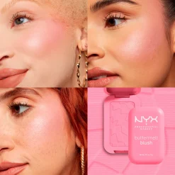 NYX Professional Makeup Kasvomeikit<Buttermelt Blush poskipuna 5 g
