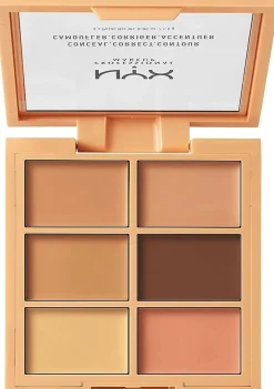 NYX Professional Makeup Kasvomeikit<3C Palette Conceal, Correct, Contour meikinkorostuspaletti 9 g 01 Light
