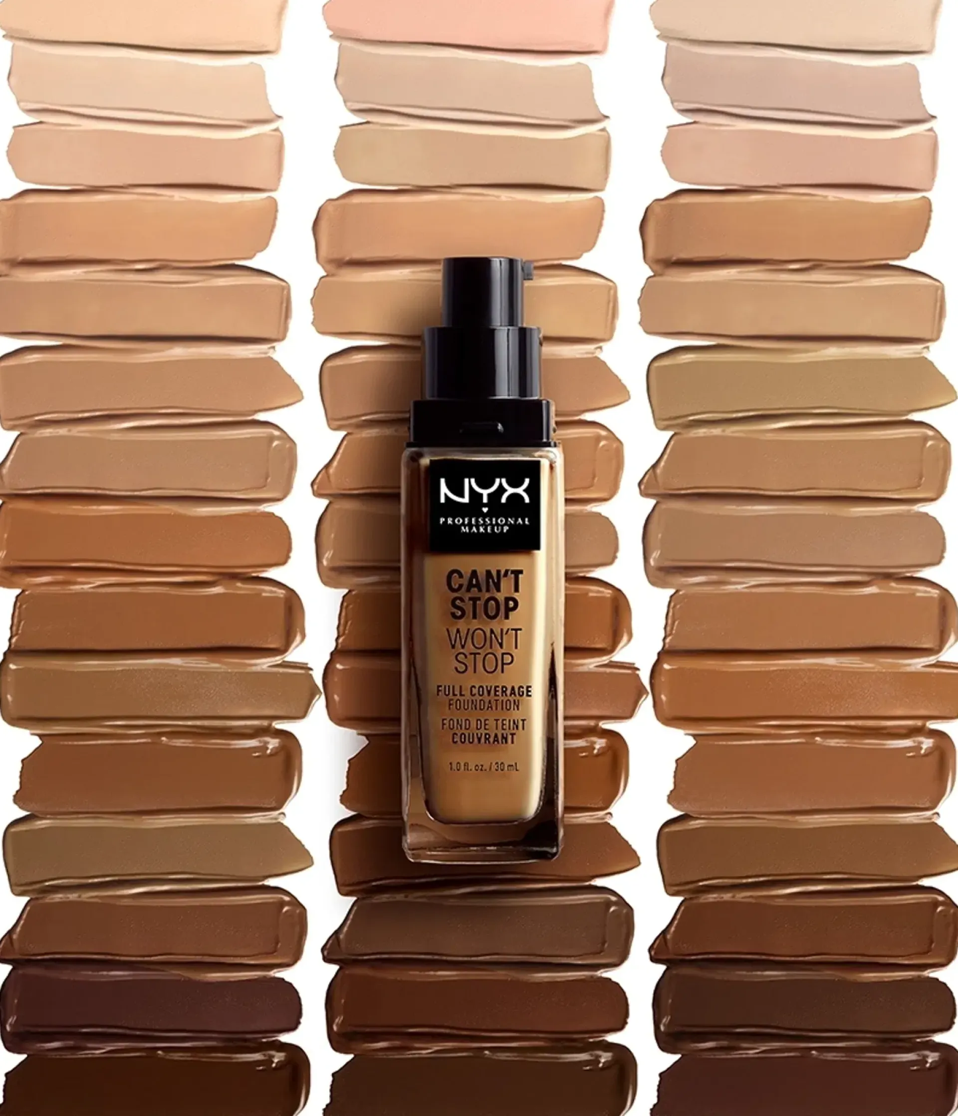 NYX Professional Makeup Kasvomeikit<Can't Stop Won't Stop Full Coverage Foundation meikkivoide 30 ml