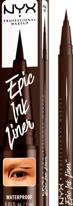 NYX Professional Makeup Silmämeikit<Epic Ink Liner Waterproof silmänrajauskynä 1 ml