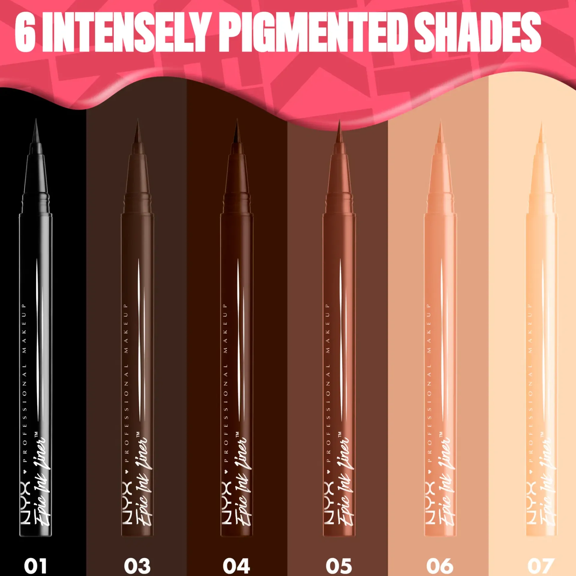 NYX Professional Makeup Silmämeikit<Epic Ink Liner Waterproof silmänrajauskynä 1 ml