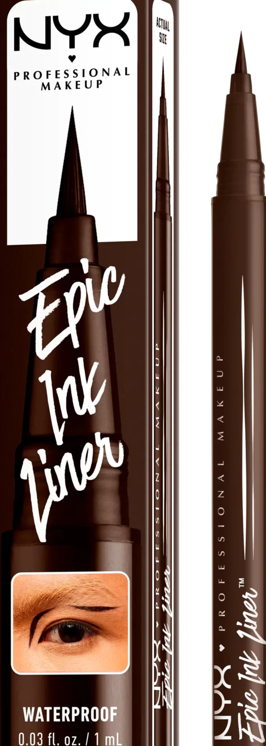 NYX Professional Makeup Silmämeikit<Epic Ink Liner Waterproof silmänrajauskynä 1 ml