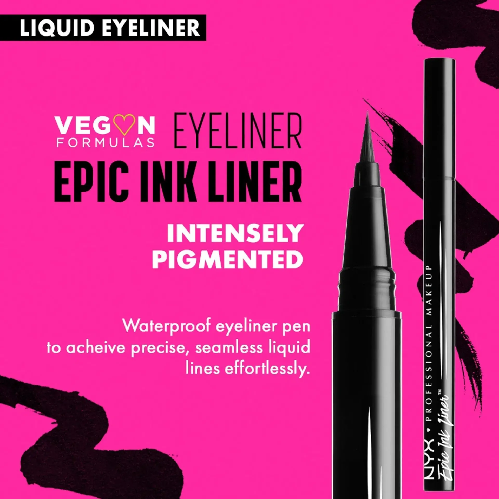 NYX Professional Makeup Silmämeikit<Epic Ink Liner silmänrajauskynä 1 ml