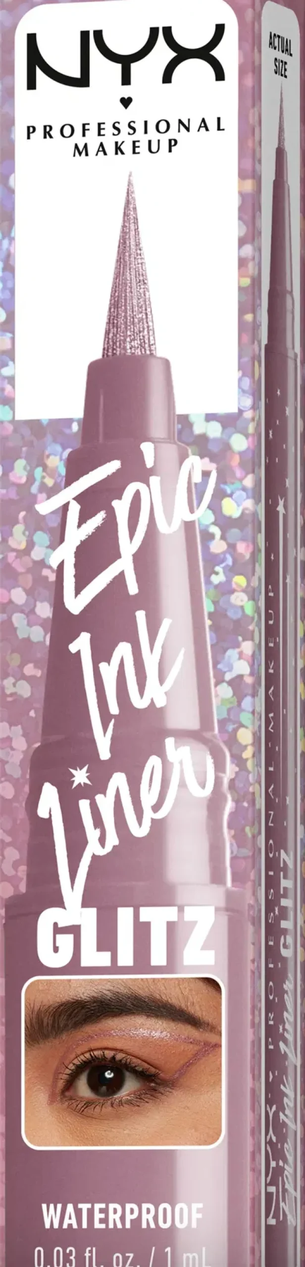NYX Professional Makeup Silmämeikit<Epic Ink Liner Glitz vedenkestävä silmänrajauskynä 1 ml