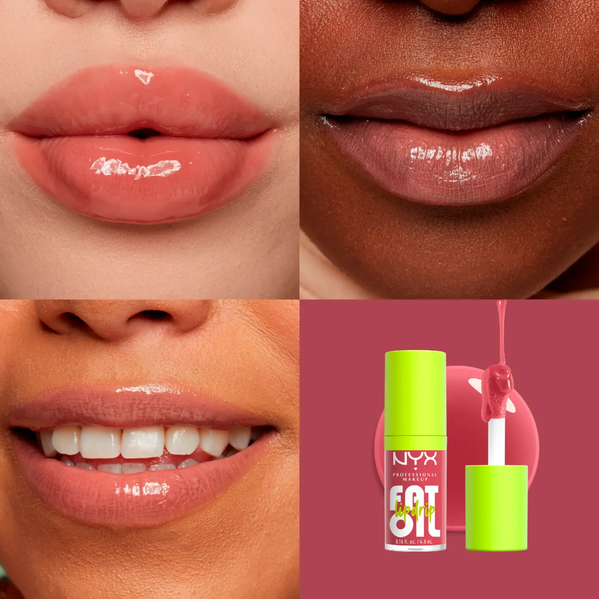 NYX Professional Makeup Huulimeikit<Fat Oil Lip Drip Gloss huulikiilto 4,8 ml