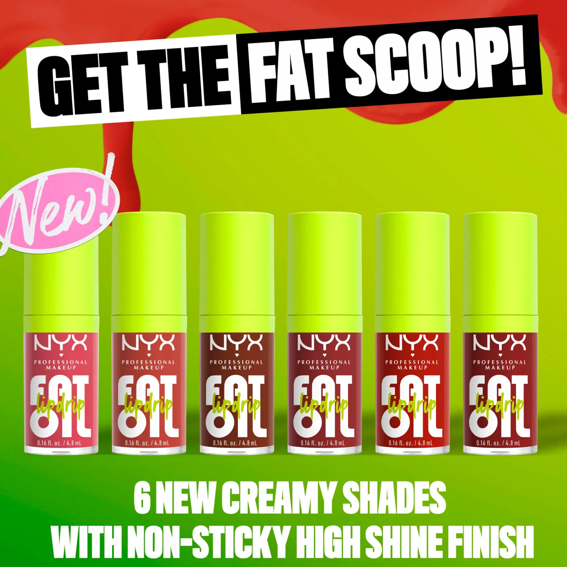 NYX Professional Makeup Huulimeikit<Fat Oil Lip Drip Gloss huulikiilto 4,8 ml