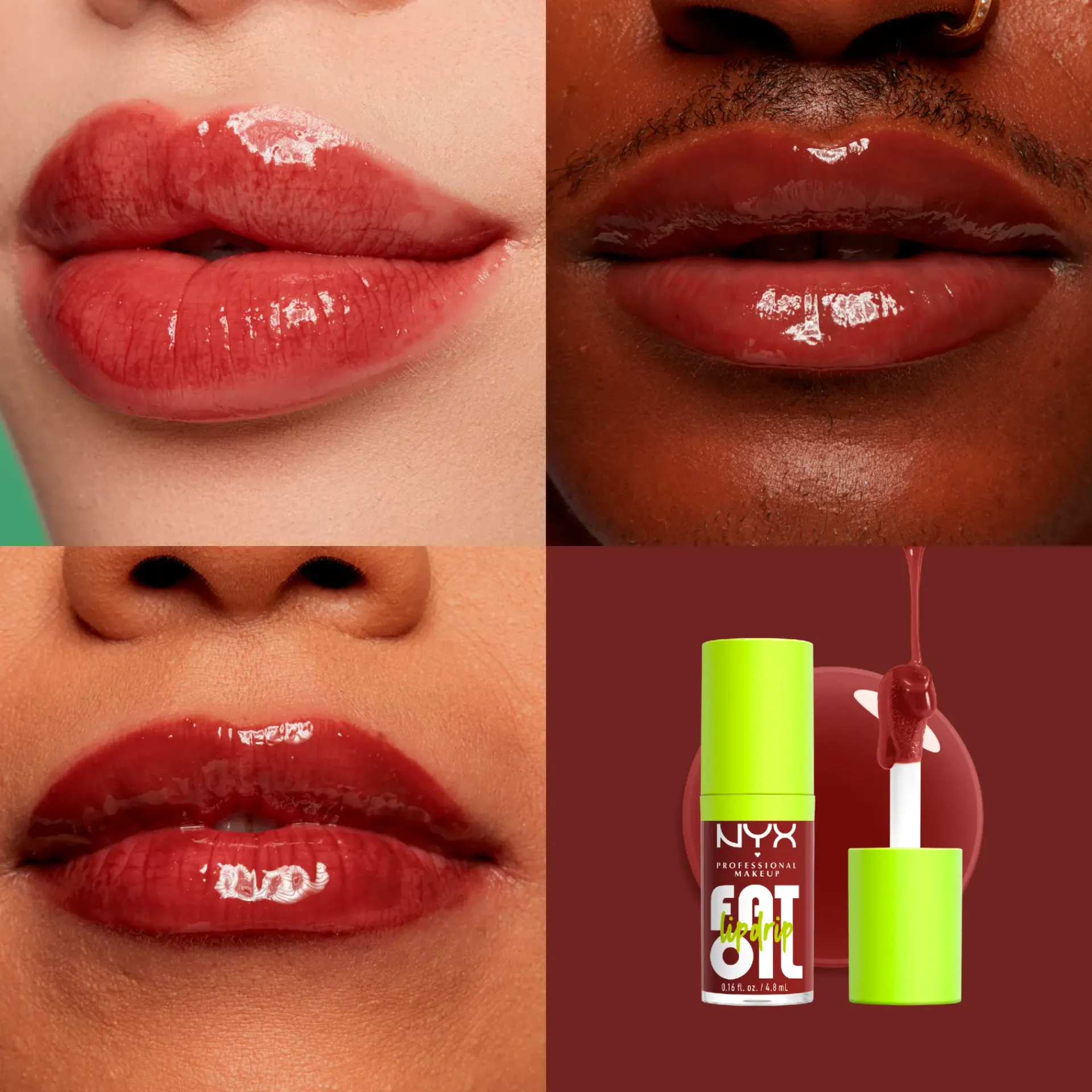 NYX Professional Makeup Huulimeikit<Fat Oil Lip Drip Gloss huulikiilto 4,8 ml