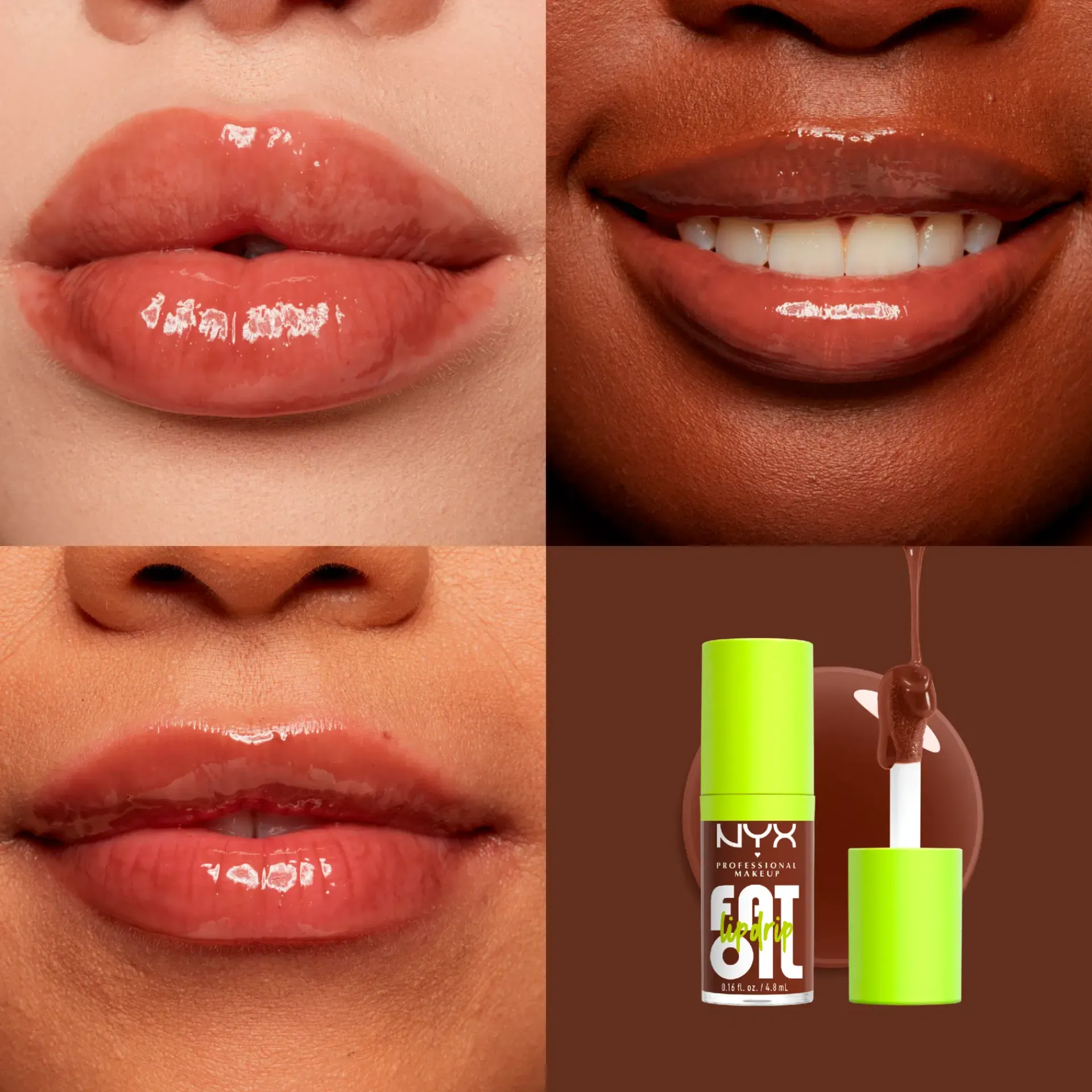 NYX Professional Makeup Huulimeikit<Fat Oil Lip Drip Gloss huulikiilto 4,8 ml