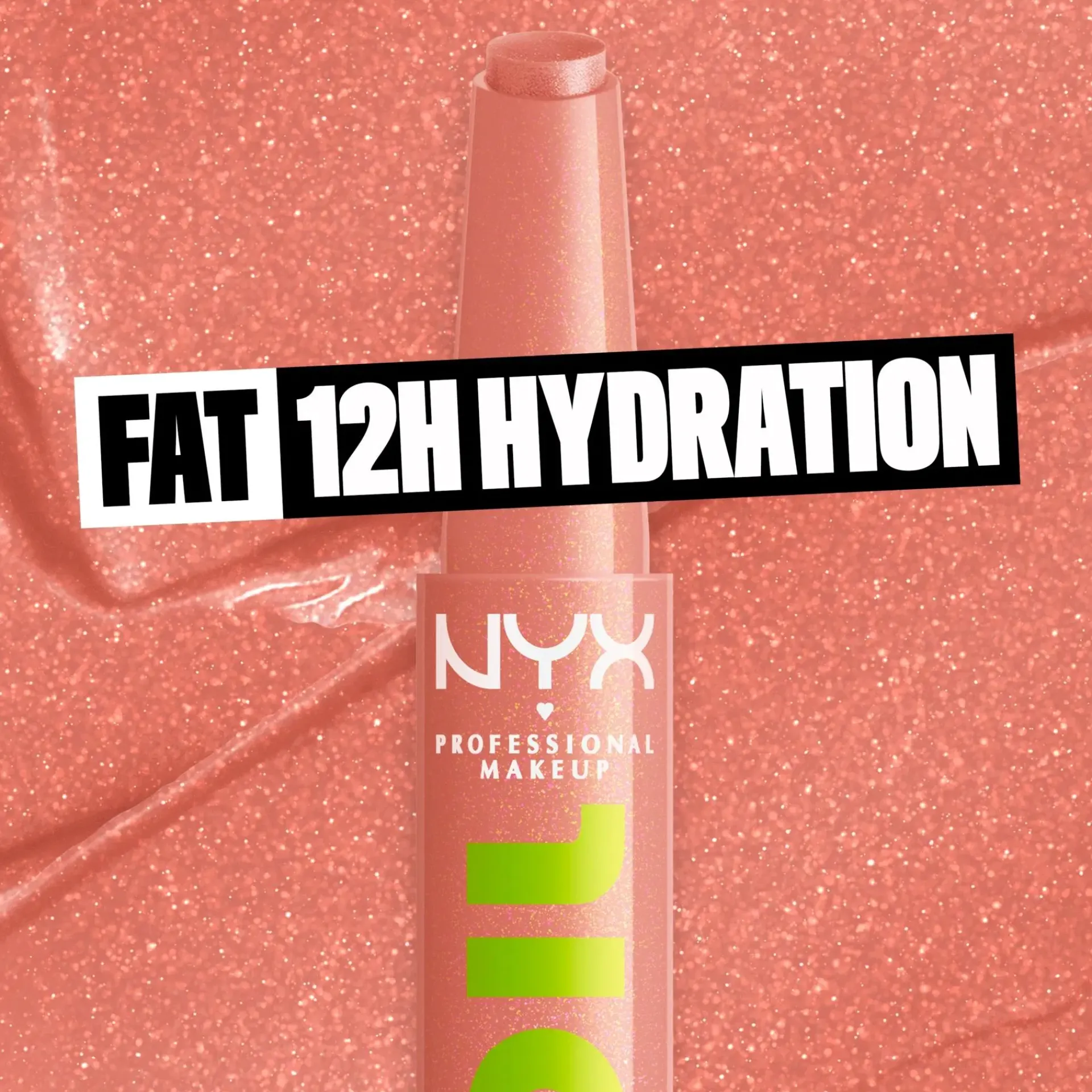 NYX Professional Makeup Huulimeikit<Fat Oil Slick Click Huulivoide 19 Caption This 2 g