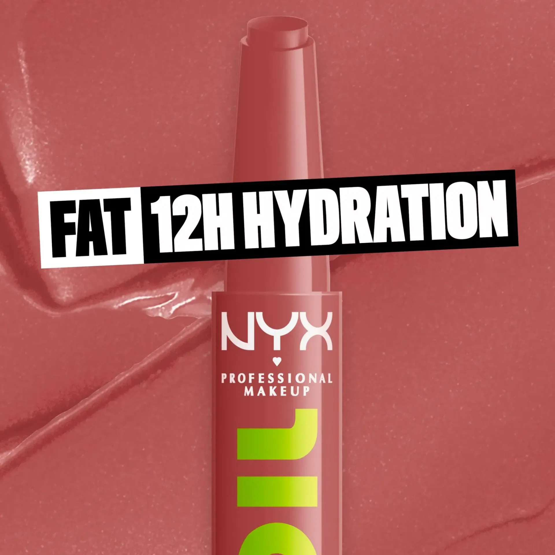 NYX Professional Makeup Huulimeikit<Fat Oil Slick Click Huulivoide 19 Caption This 2 g