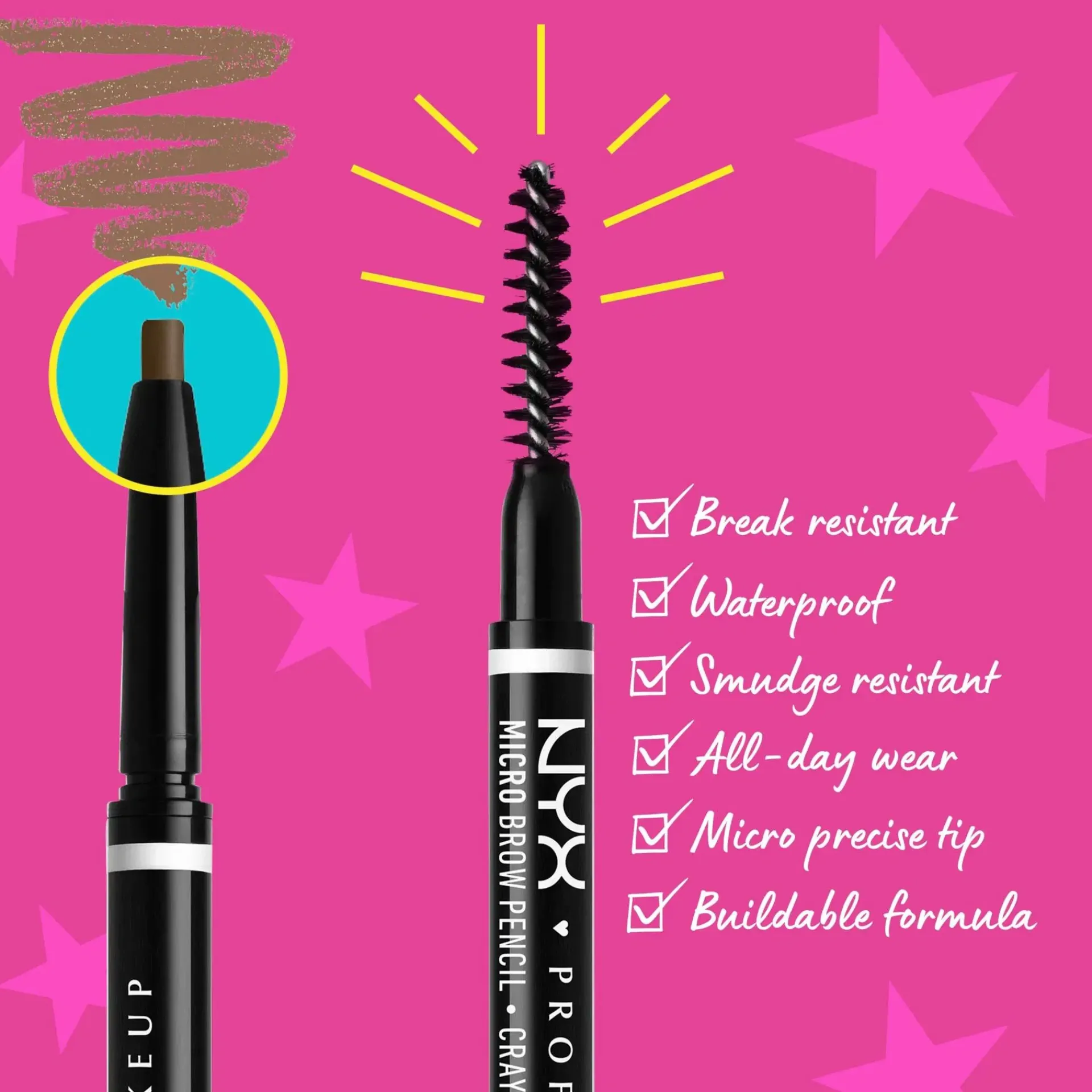 NYX Professional Makeup Silmämeikit<Micro Brow Pencil kulmakynä 0,09 g