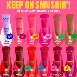 NYX Professional Makeup Kasvojenhoito<Smushy Matte Huulivoide 8 ml