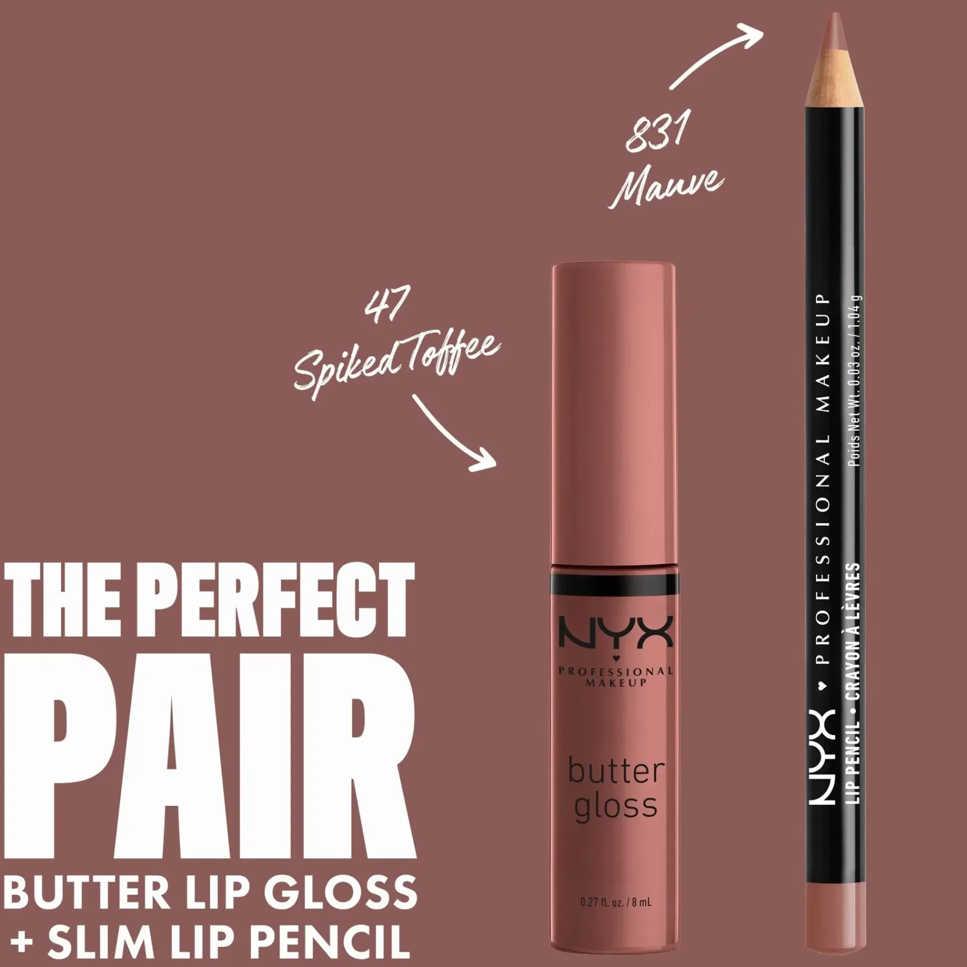 NYX Professional Makeup Huulimeikit<Slim Lip Pencil huultenrajauskynä 1 g