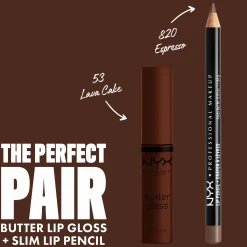 NYX Professional Makeup Huulimeikit<Slim Lip Pencil huultenrajauskynä 1 g