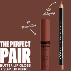 NYX Professional Makeup Huulimeikit<Slim Lip Pencil huultenrajauskynä 1 g