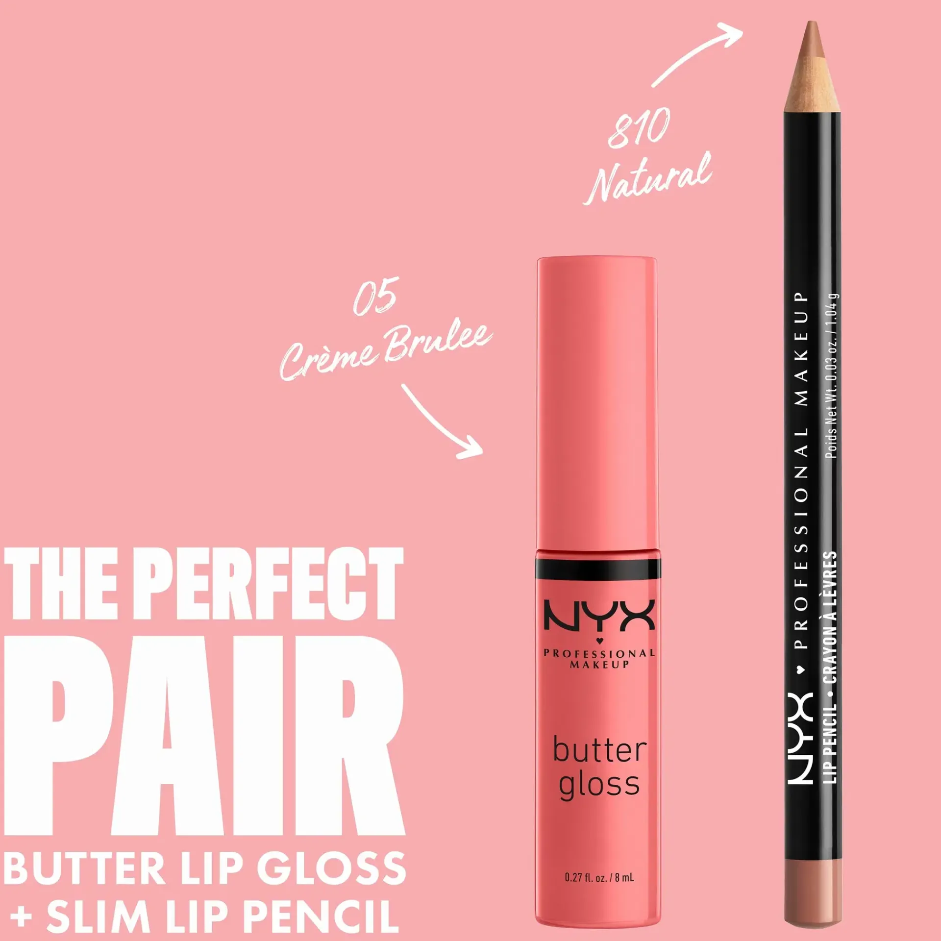 NYX Professional Makeup Huulimeikit<Slim Lip Pencil huultenrajauskynä 1 g