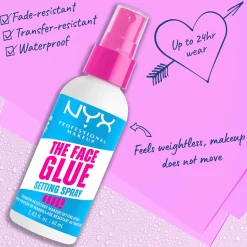 NYX Professional Makeup Kasvomeikit<The Face Glue Setting Spray meikinkiinnityssuihke 60 ml