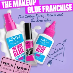 NYX Professional Makeup Kasvomeikit<The Face Glue Setting Spray meikinkiinnityssuihke 60 ml