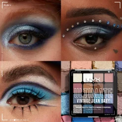 NYX Professional Makeup Silmämeikit<Ultimate Shadow Palette -luomiväripaletti 01W Vintage Jean Baby 13,28 g