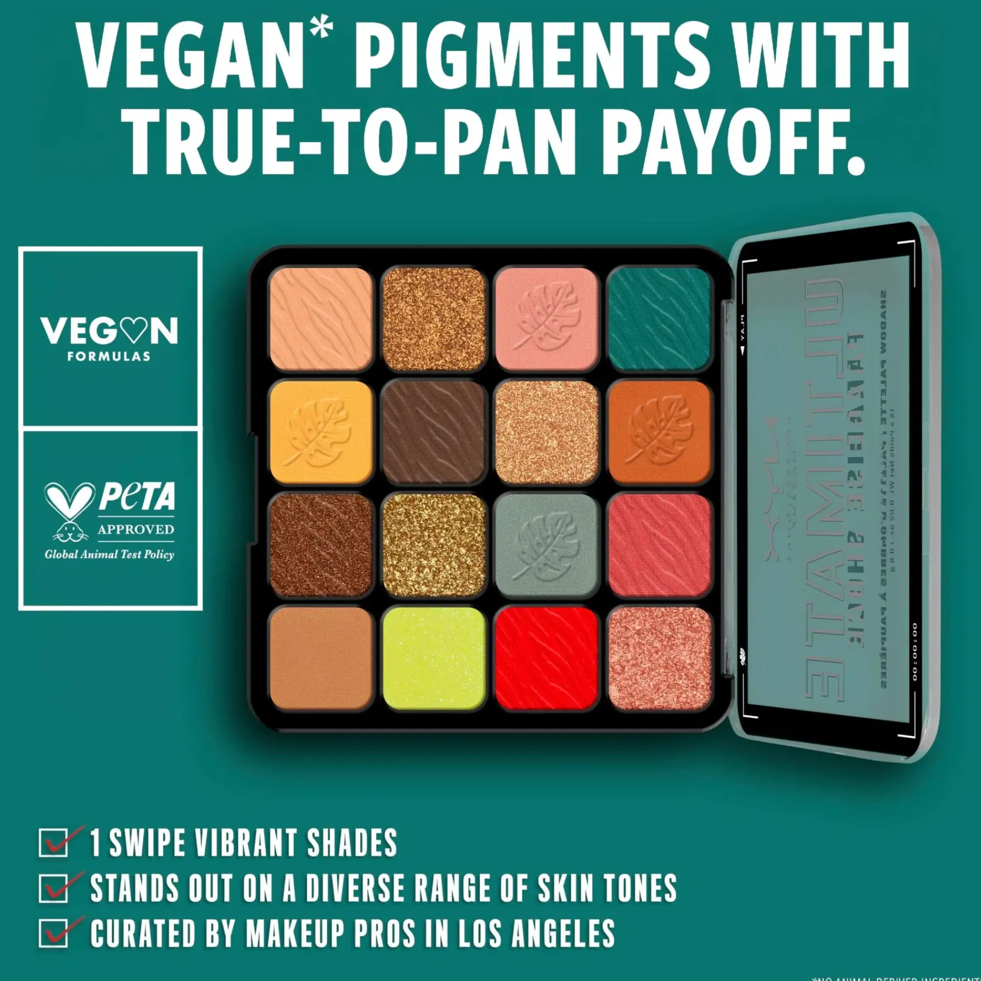 NYX Professional Makeup Silmämeikit<Ultimate Shadow Palette -luomiväripaletti 02W Paradise Shock 13,28 g