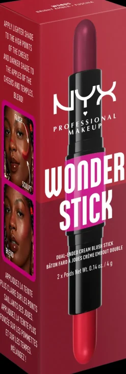 NYX Professional Makeup Kasvomeikit<Wonder Stick Dual-Ended Cream Blush Stick poskipuna 4 g
