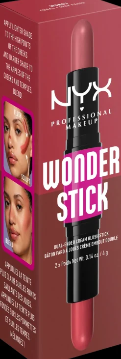 NYX Professional Makeup Kasvomeikit<Wonder Stick Dual-Ended Cream Blush Stick poskipuna 4 g