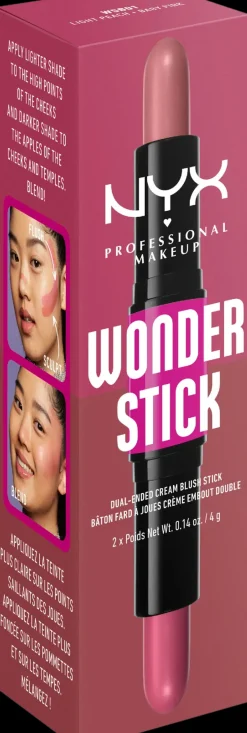 NYX Professional Makeup Kasvomeikit<Wonder Stick Dual-Ended Cream Blush Stick poskipuna 4 g