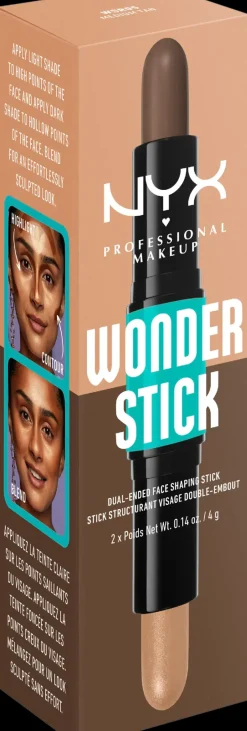 NYX Professional Makeup Kasvomeikit<Wonder Stick Dual-Ended Face Shaping Stick korostuskynä 4 g