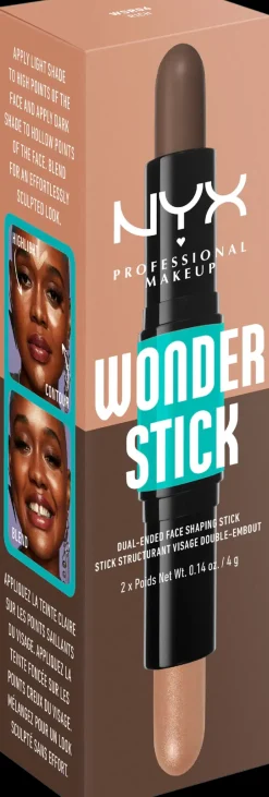 NYX Professional Makeup Kasvomeikit<Wonder Stick Dual-Ended Face Shaping Stick korostuskynä 4 g