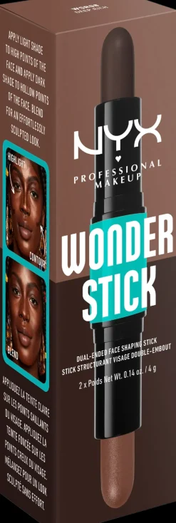 NYX Professional Makeup Kasvomeikit<Wonder Stick Dual-Ended Face Shaping Stick korostuskynä 4 g