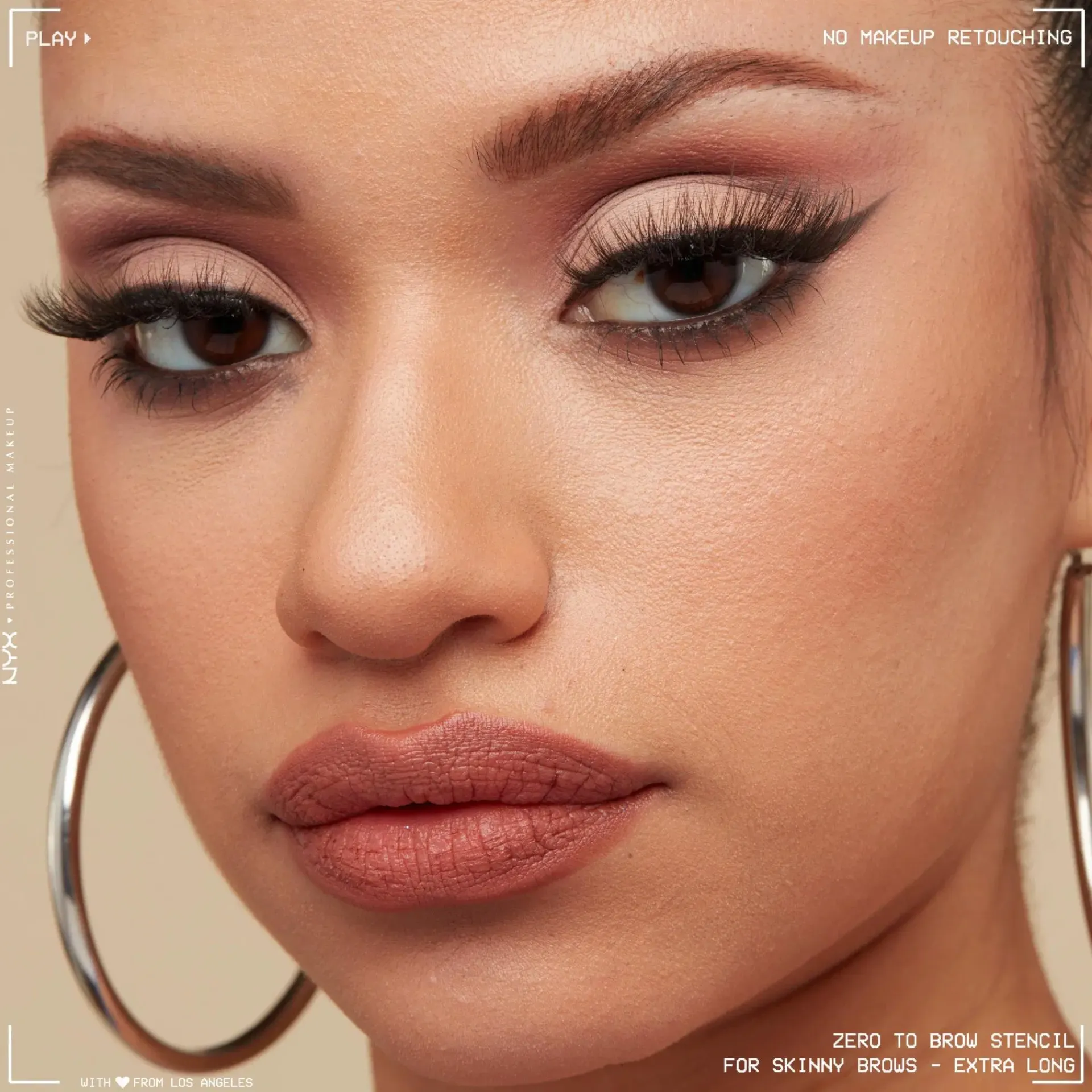 NYX Professional Makeup Silmämeikit<Zero To Brow -kulmasapluuna 01 For Skinny Brows