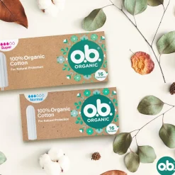 o.b. Kuukautiset Ja Intiimihygienia<® Organic Normal 16 kpl