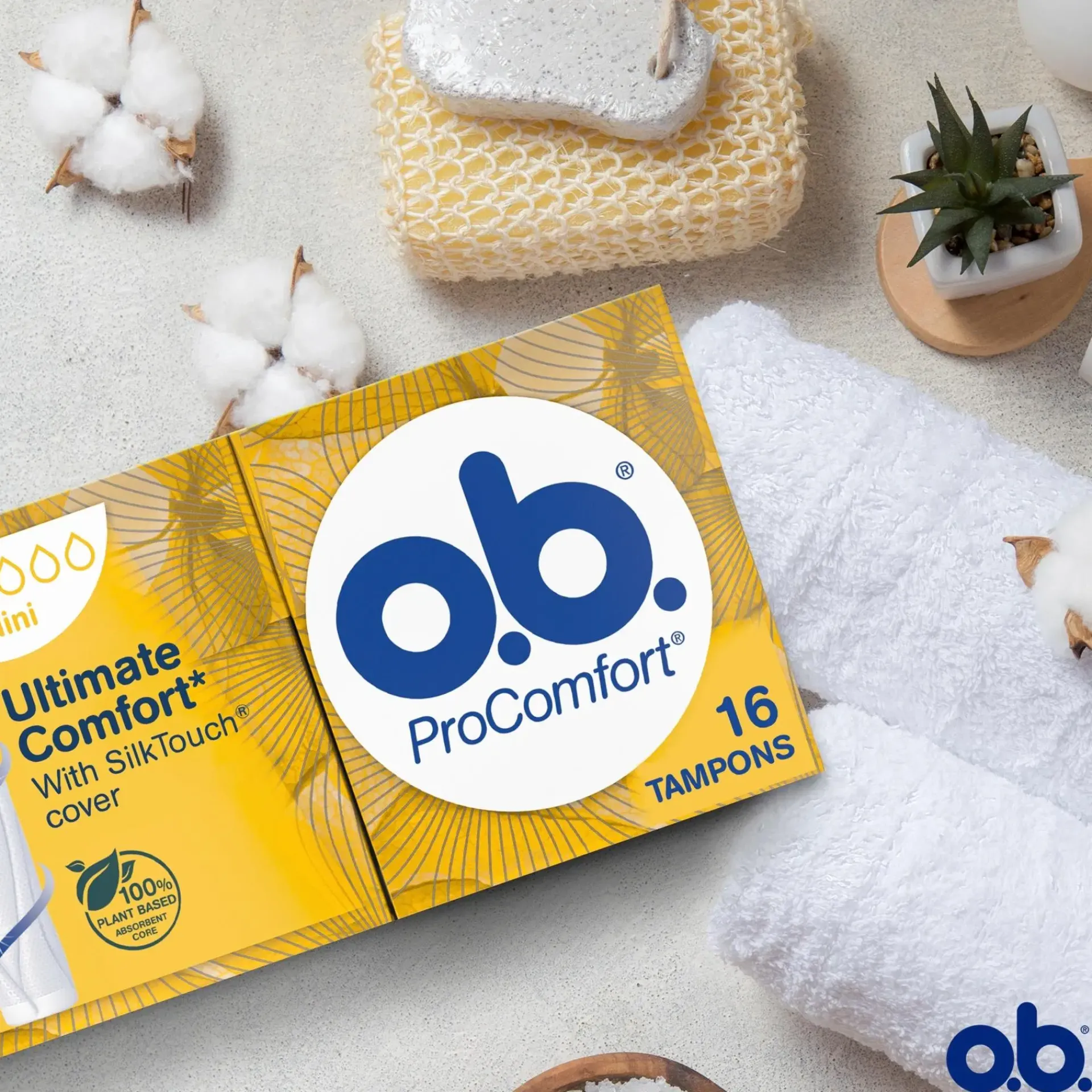 o.b. Kuukautiset Ja Intiimihygienia<® ProComfort® Mini, 16 kpl