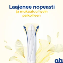 o.b. Kuukautiset Ja Intiimihygienia<® ProComfort® Mini, 16 kpl