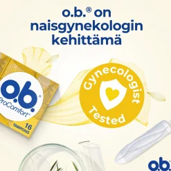 o.b. Kuukautiset Ja Intiimihygienia<® ProComfort® Mini, 16 kpl