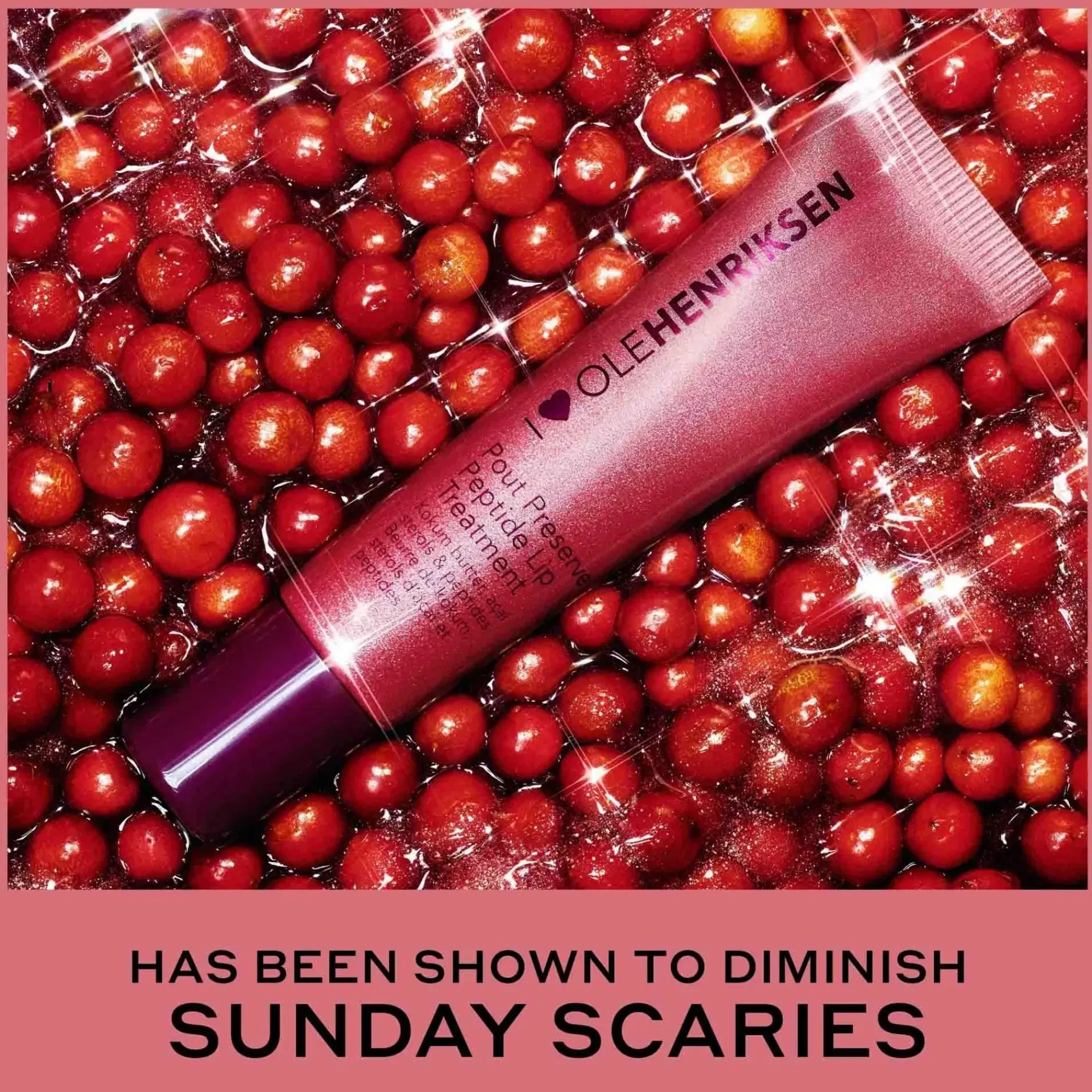 Ole Henriksen Kasvojenhoito<Pout preserve Glimmer lip treatmentt Lingonberry Jam huulivoide 12ml