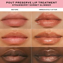 Ole Henriksen Kasvojenhoito<Pout preserve Glimmer lip treatments Strawberry Sorbet huulivoide 12ml
