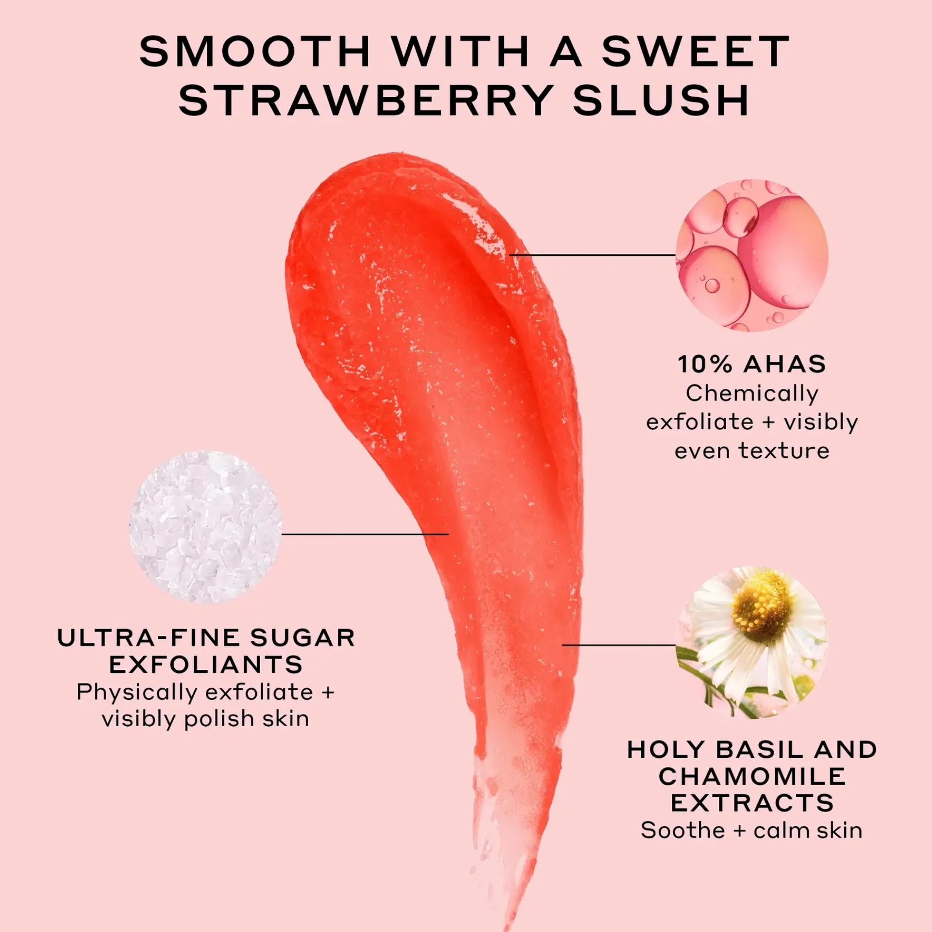 Ole Henriksen Kasvojenhoito<Transform Strawberry Lemonade Smoothing Scrub kasvokuorinta 90ml